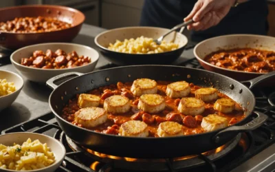 Le cabillaud rencontre le chorizo : une danse de saveurs dans votre poêle !