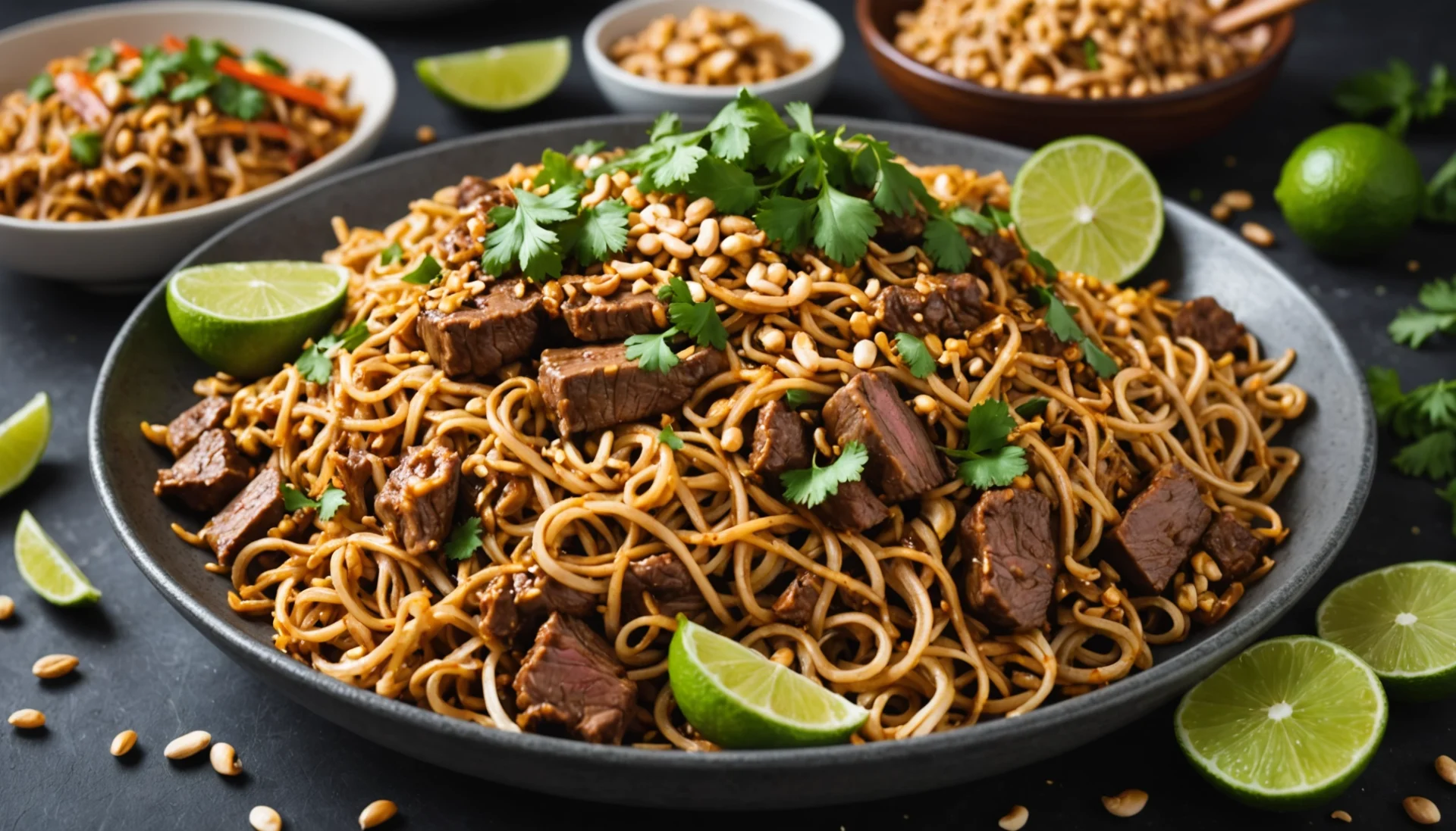 recette pad thai au boeuf